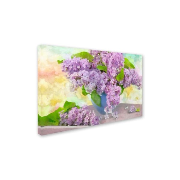 Cora Niele 'Lilacs In A Vase' Canvas Art,22x32